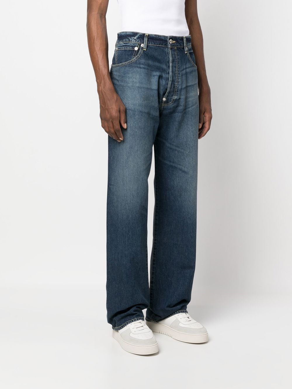 Kenzo denim, luxury jeans, men's raw denim, premium jeans, elegant men's wear