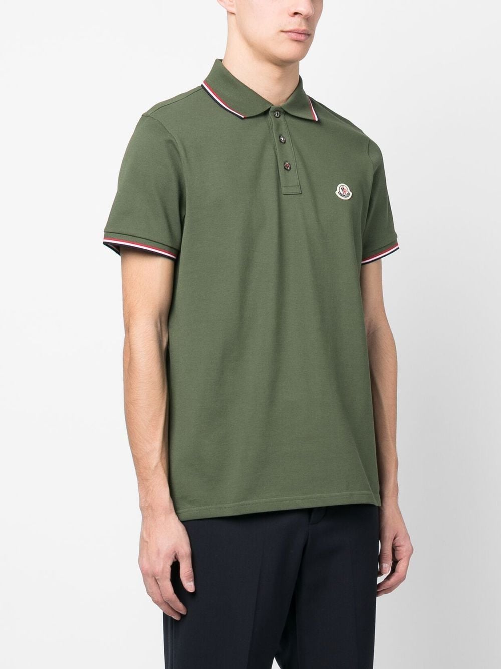 Moncler Polo, luxury men's polo, designer casual wear, sophisticated men's clothing, high-end fashion