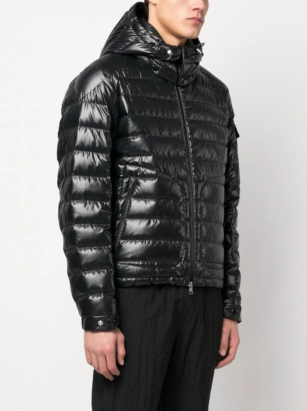 Black Puffer Designer Down Jacket Men's Lauros Down Jacket