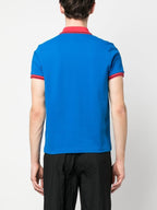 Moncler, tricolor polo, luxury men's polo, designer polo shirt, premium men's fashion