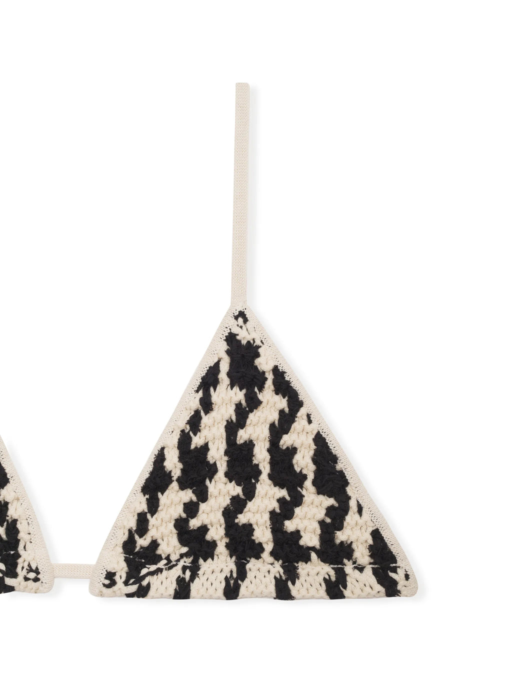 Imagen del top triangular de crochet de Anine Bing para mujeres - Temporada Primavera-Verano 2023 - Vista del modelo 1