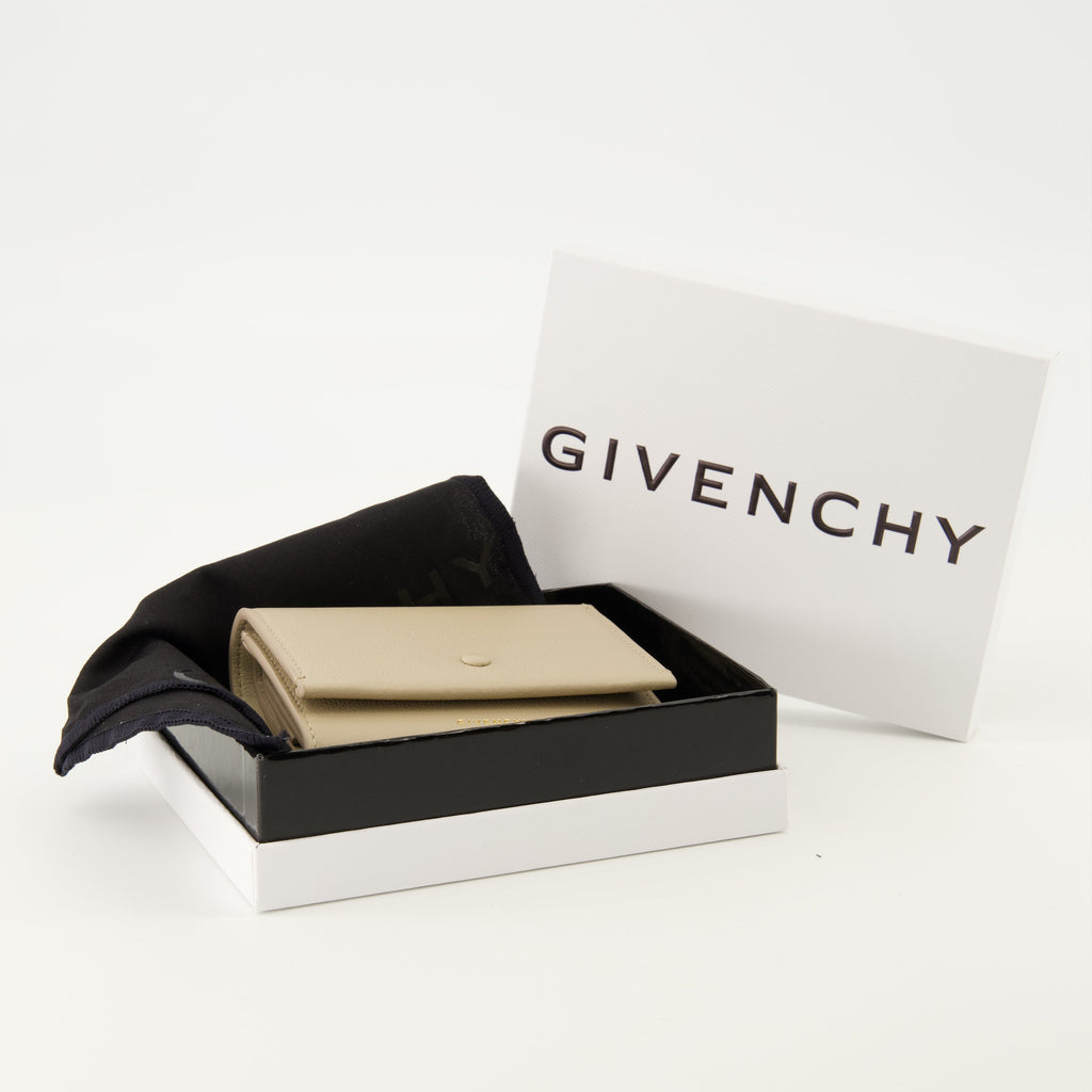 Givenchy wallet, Day wallet, beige leather wallet, designer wallet, luxury accessories