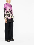Image de Top à Impression Graphique Complet par Palm Angels pour Femme - Saison Printemps-été 2023 - Vue Modèle 3