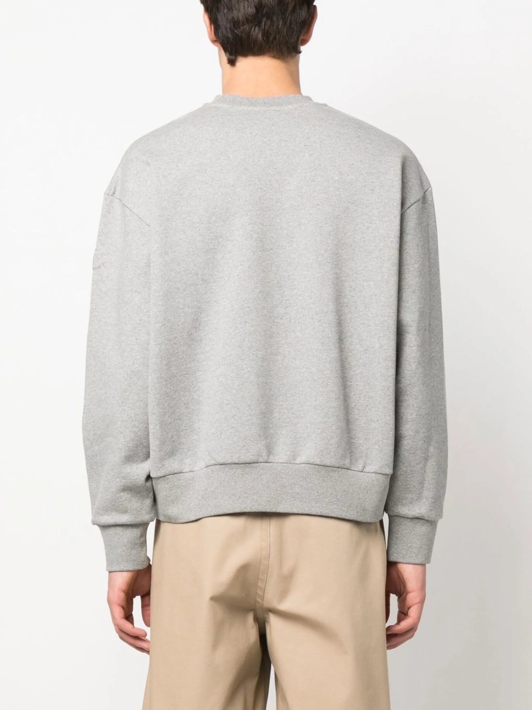 Image of Logo Sweatshirt by Moncler for Men - Season Spring-Summer 2023 - Model view 3