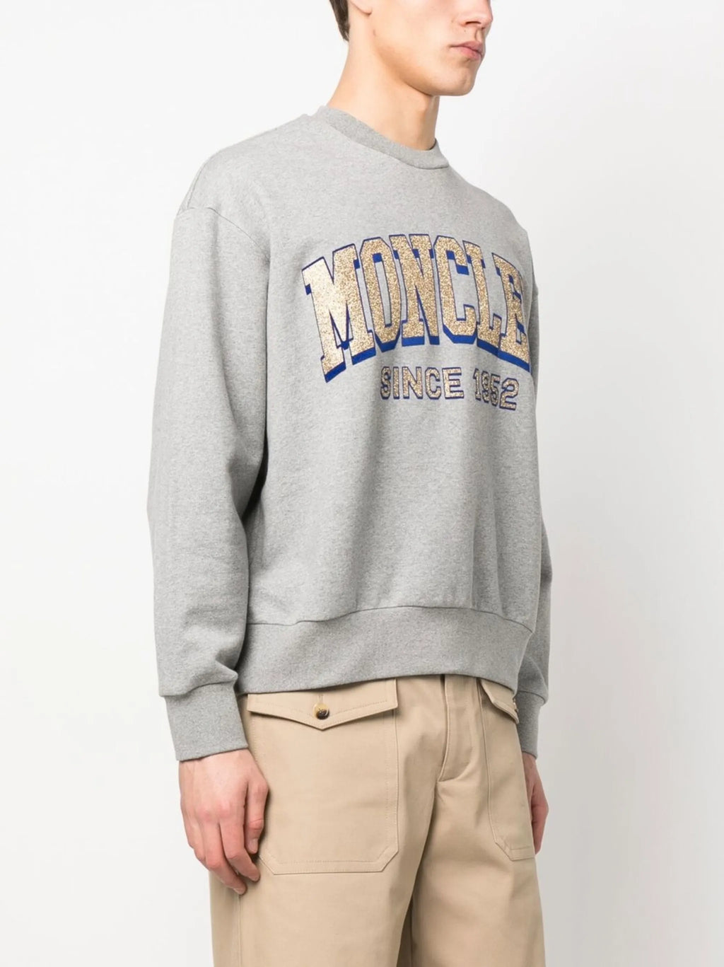 Image of Logo Sweatshirt by Moncler for Men - Season Spring-Summer 2023 - Model view 2