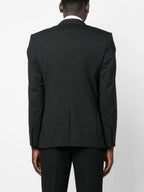 luxury blazer, black wool blazer, Dolce & Gabbana blazer, elegant men's blazer, high-end fashion