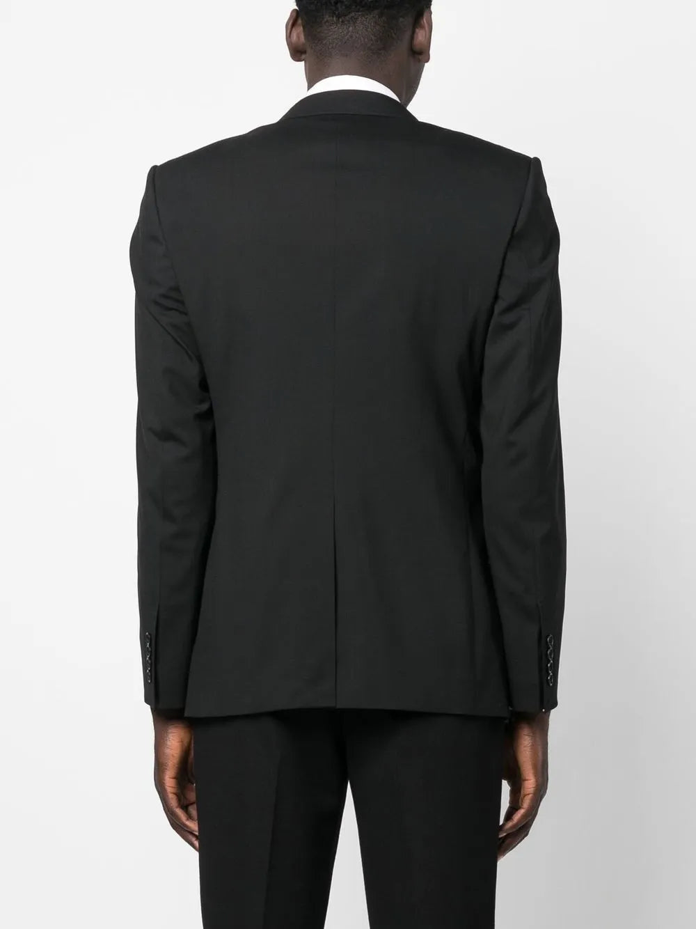 luxury blazer, black wool blazer, Dolce & Gabbana blazer, elegant men's blazer, high-end fashion