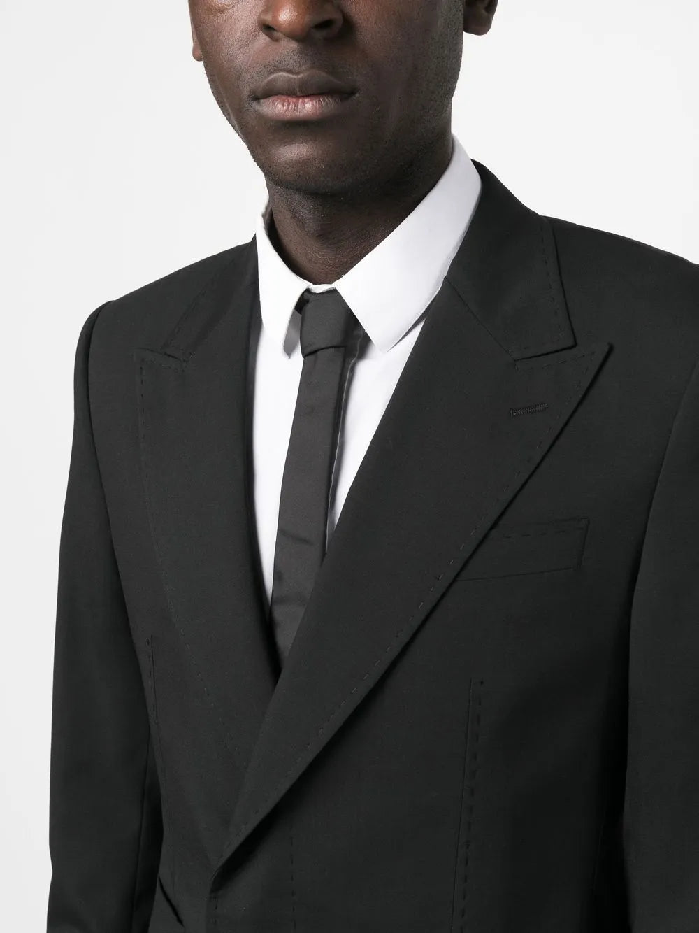 luxury blazer, black wool blazer, Dolce & Gabbana blazer, elegant men's blazer, high-end fashion