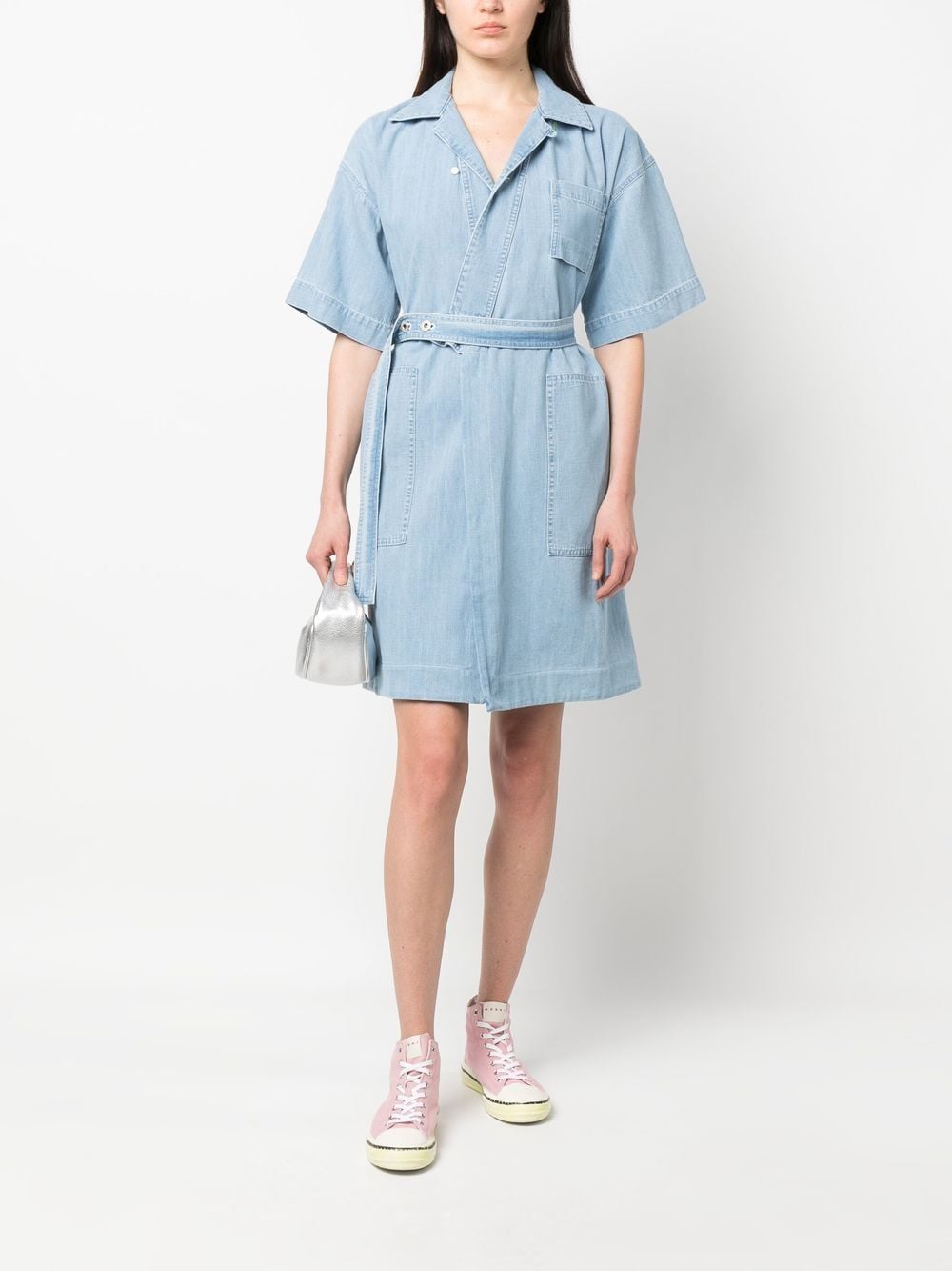 Blue Denim Dress, Kenzo Dress, Women’s Luxury Fashion, Designer Dresses, High-End Denim