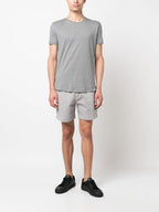 Image of Grey OB-T T-Shirt by Orlebar Brown for Men - Season Autumn-Winter 2023 - Model view 1