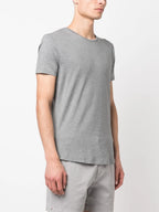 Image of Grey OB-T T-Shirt by Orlebar Brown for Men - Season Autumn-Winter 2023 - Model view 2