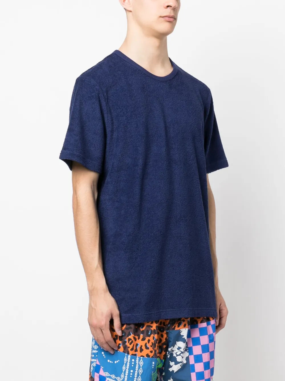 sponge cotton t-shirt, Orlebar Brown, luxury casual wear, premium men's clothing, high-end fashion