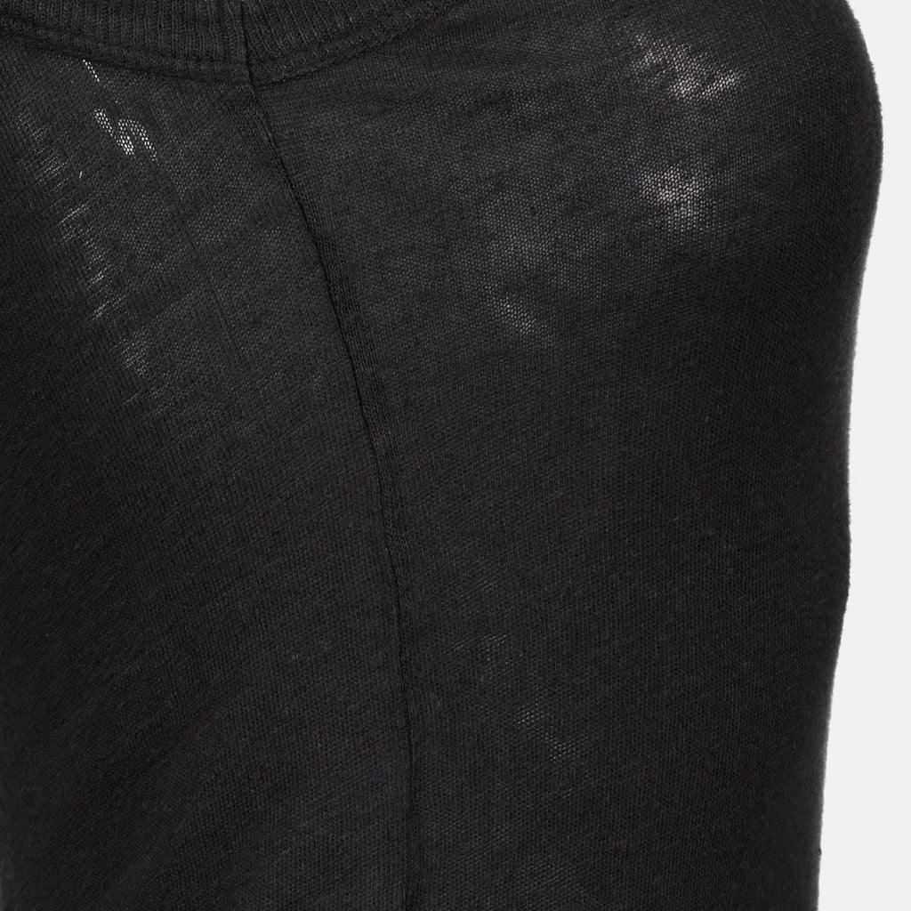 Black Linen Tank Top