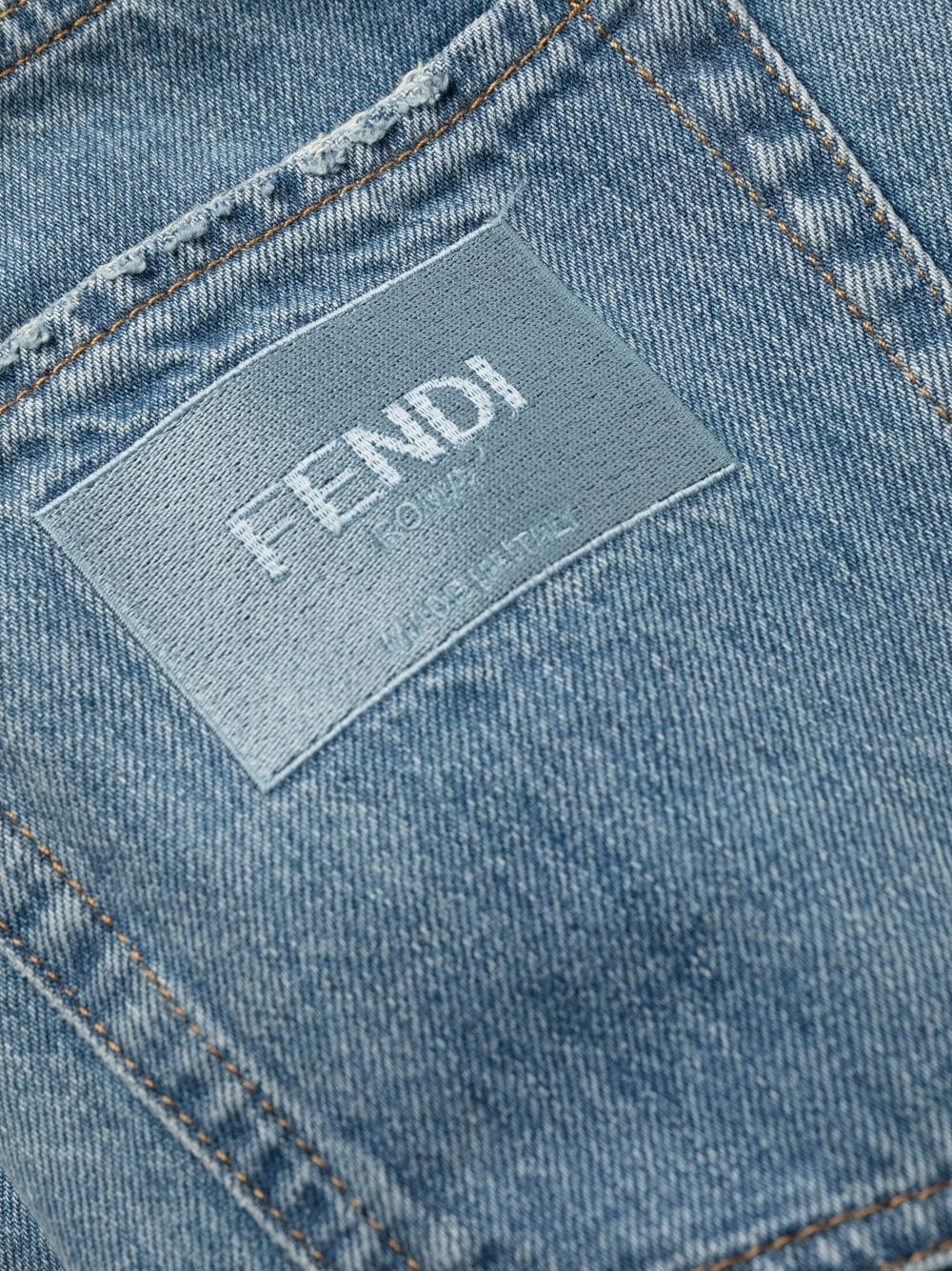 Fendi, Men's denim jeans, luxury jeans, designer jeans, high-end fashion