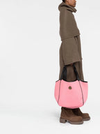 Moncler, rose tote bag, luxury handbag, women's accessories, Sac Nalani