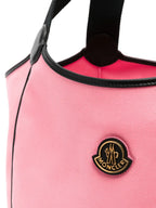 Moncler, rose tote bag, luxury handbag, women's accessories, Sac Nalani