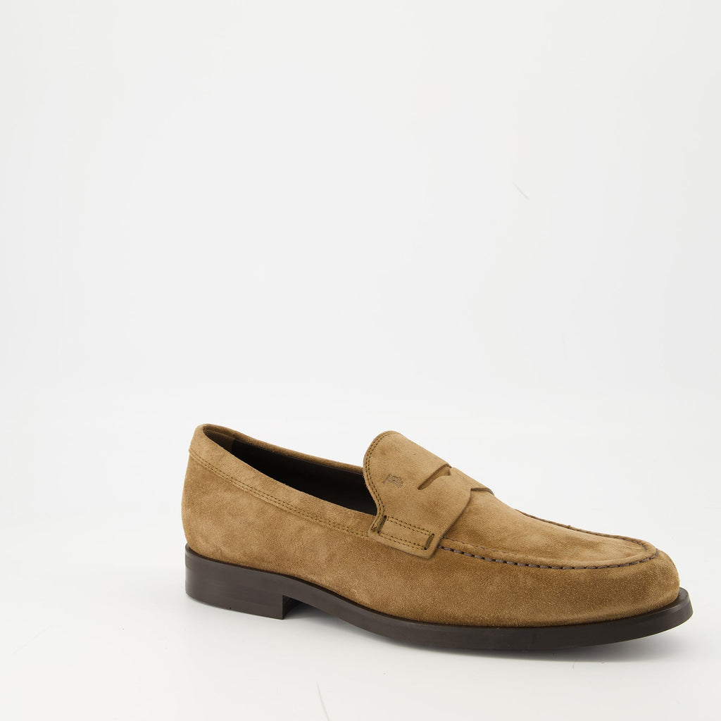 beige suede loafers tods men 15494470205820