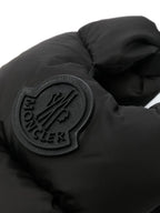 Quilted Crossbody Bag, Moncler Bag, Black Luxury Bag, Waterproof Nylon Bag, Adjustable Shoulder Bag