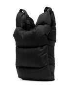 Quilted Crossbody Bag, Moncler Bag, Black Luxury Bag, Waterproof Nylon Bag, Adjustable Shoulder Bag