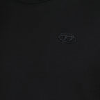 Image of Black T-Adjust-Slits-R17 Tee by Diesel for Men - Season Spring-Summer 2025 - Product detail view 2