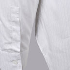 cotton shirt, classic collar shirt, Oblique print, long sleeve shirt, mother-of-pearl buttons