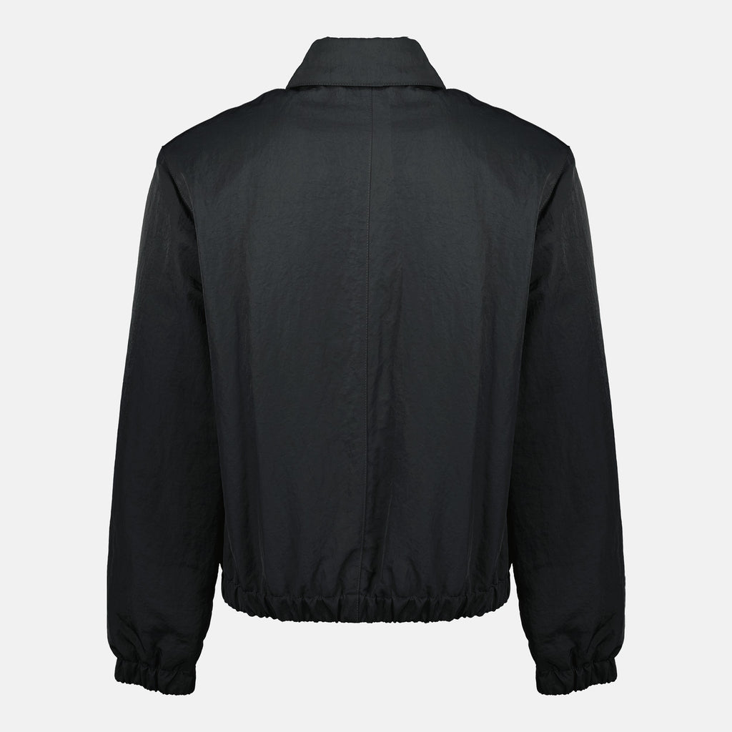 AMI de Coeur jacket, zipped jacket, anthracite grey jacket, Nylon jacket, men's outerwear