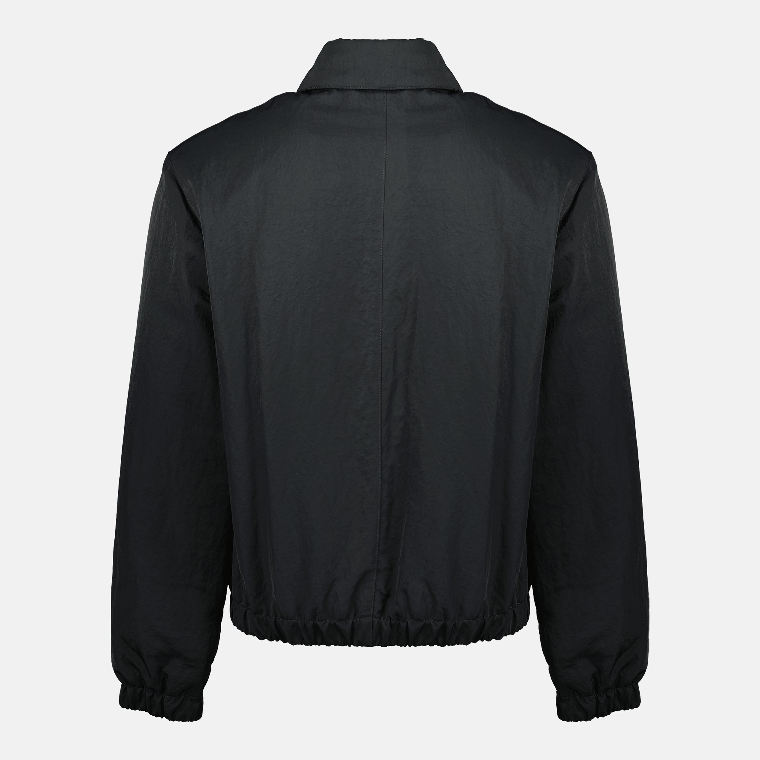 AMI de Coeur jacket, zipped jacket, anthracite grey jacket, Nylon jacket, men's outerwear