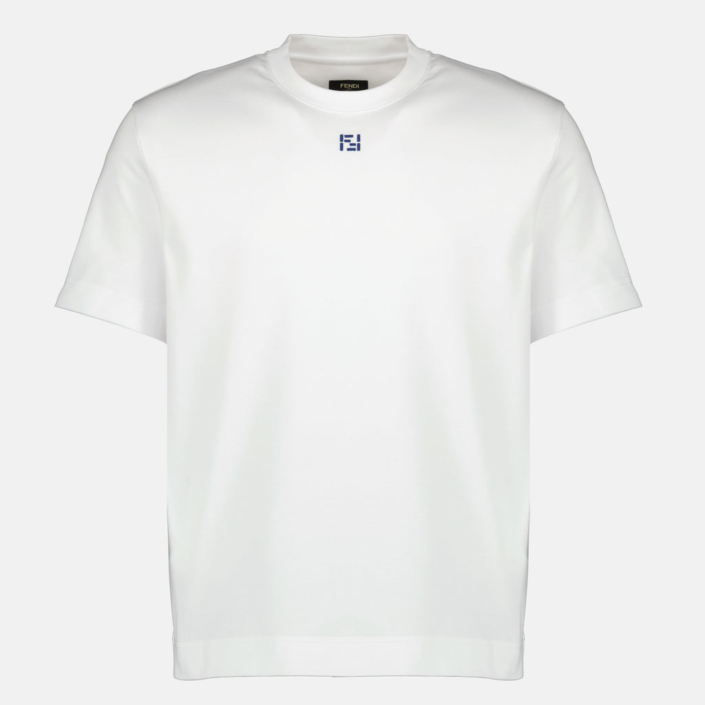 Imagem da T-shirt FF da Fendi para Homens - Temporada Primavera-Verão 2026 - Vista Frontal