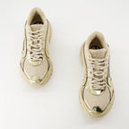 Imagen de las zapatillas S-Pro-V-Dense bajas beiges de Diesel para mujeres - Temporada Otoño-Invierno 2025 - Vista superior del par