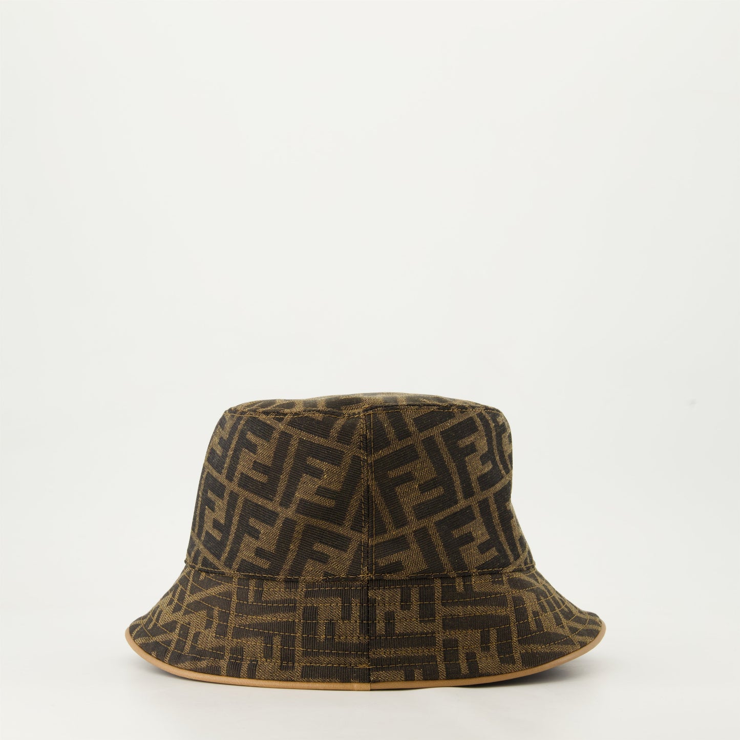 FF pattern, bucket hat, brown hat, Fendi accessory, Spring-Summer 2024