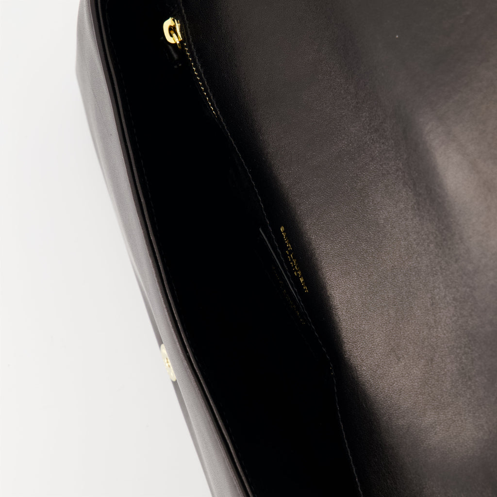 Kate 99 Matelassé Bag, Saint Laurent, luxury handbag, black leather bag, designer accessories