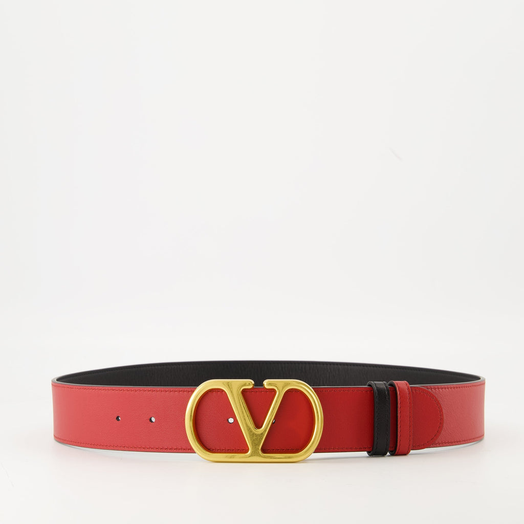 Valentino belt, reversible belt, VLogo Signature, leather belt, fashion accessories