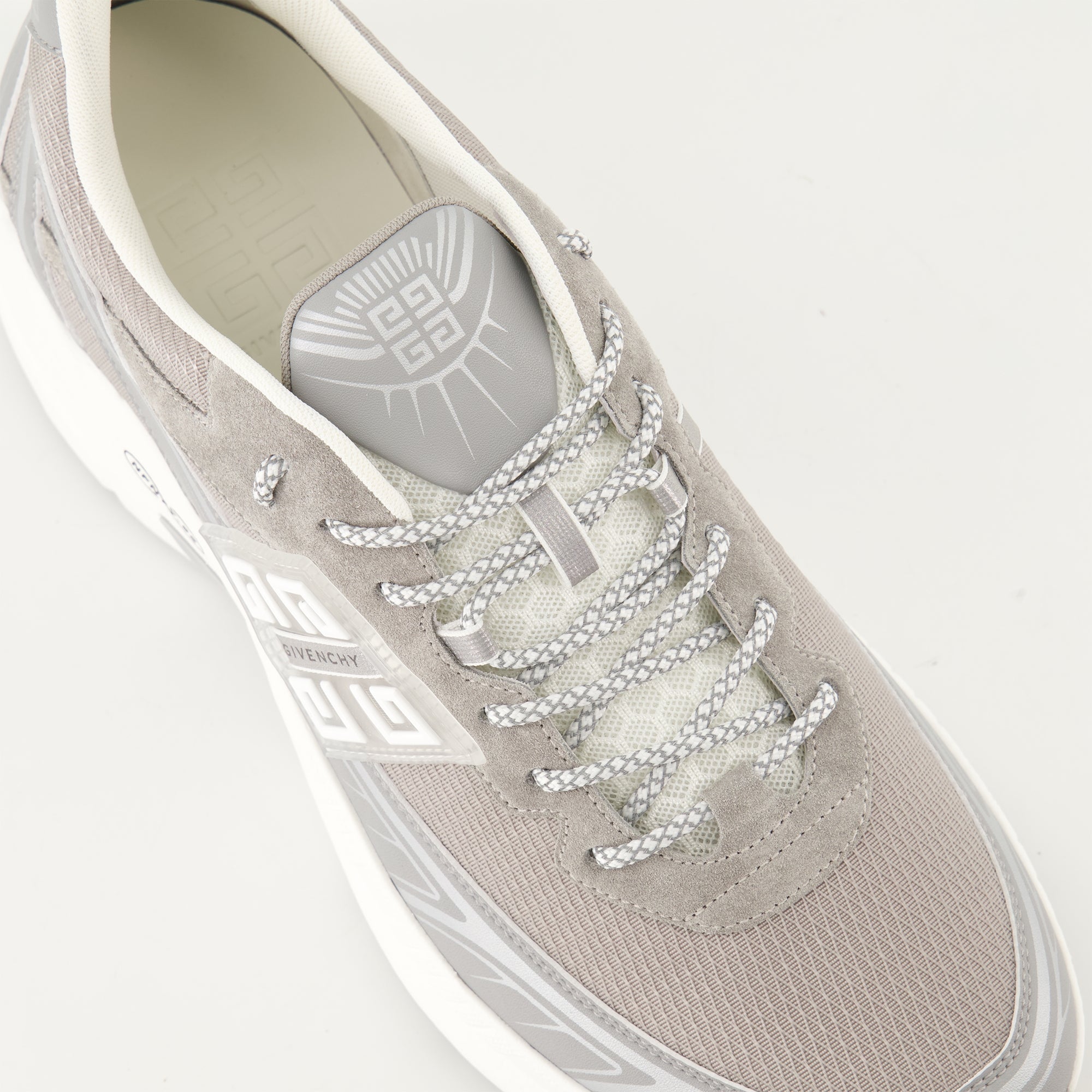 suede sneakers, mesh sneakers, grey sneakers, luxury footwear, Autumn-Winter collection