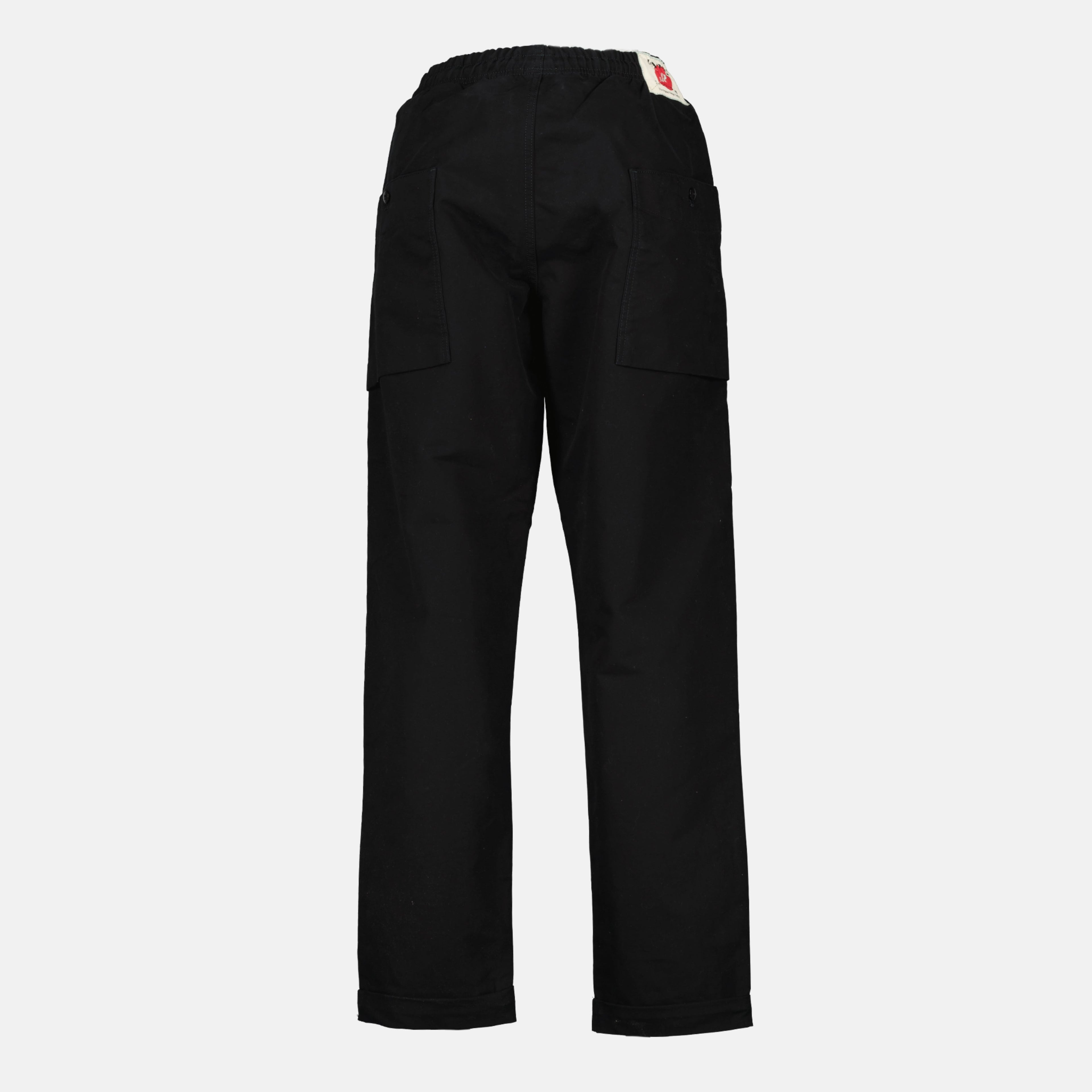 Nikko trousers, Japan Rag, black cotton trousers, relaxed fit pants, men's trousers