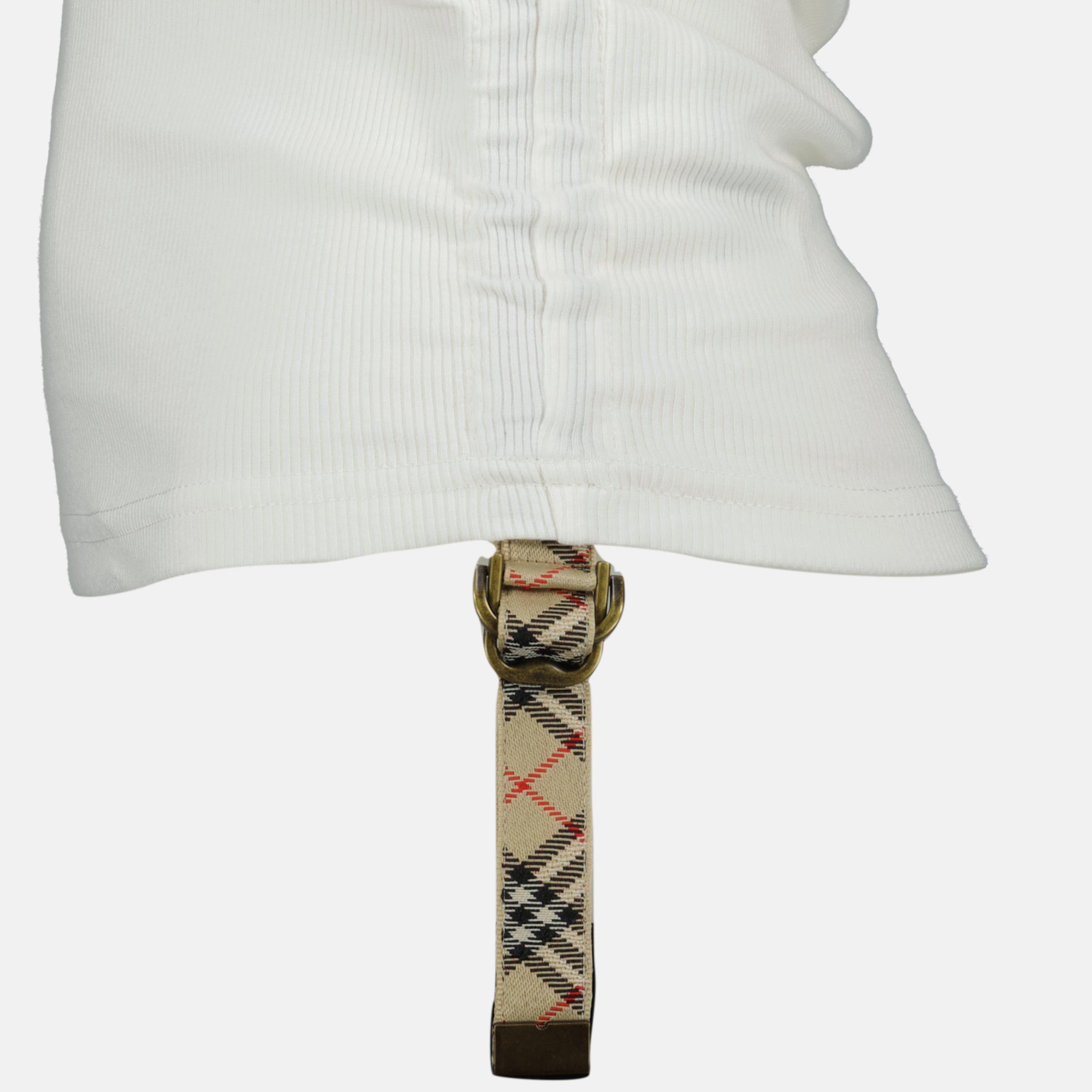 ホワイトコットンタンクトップ