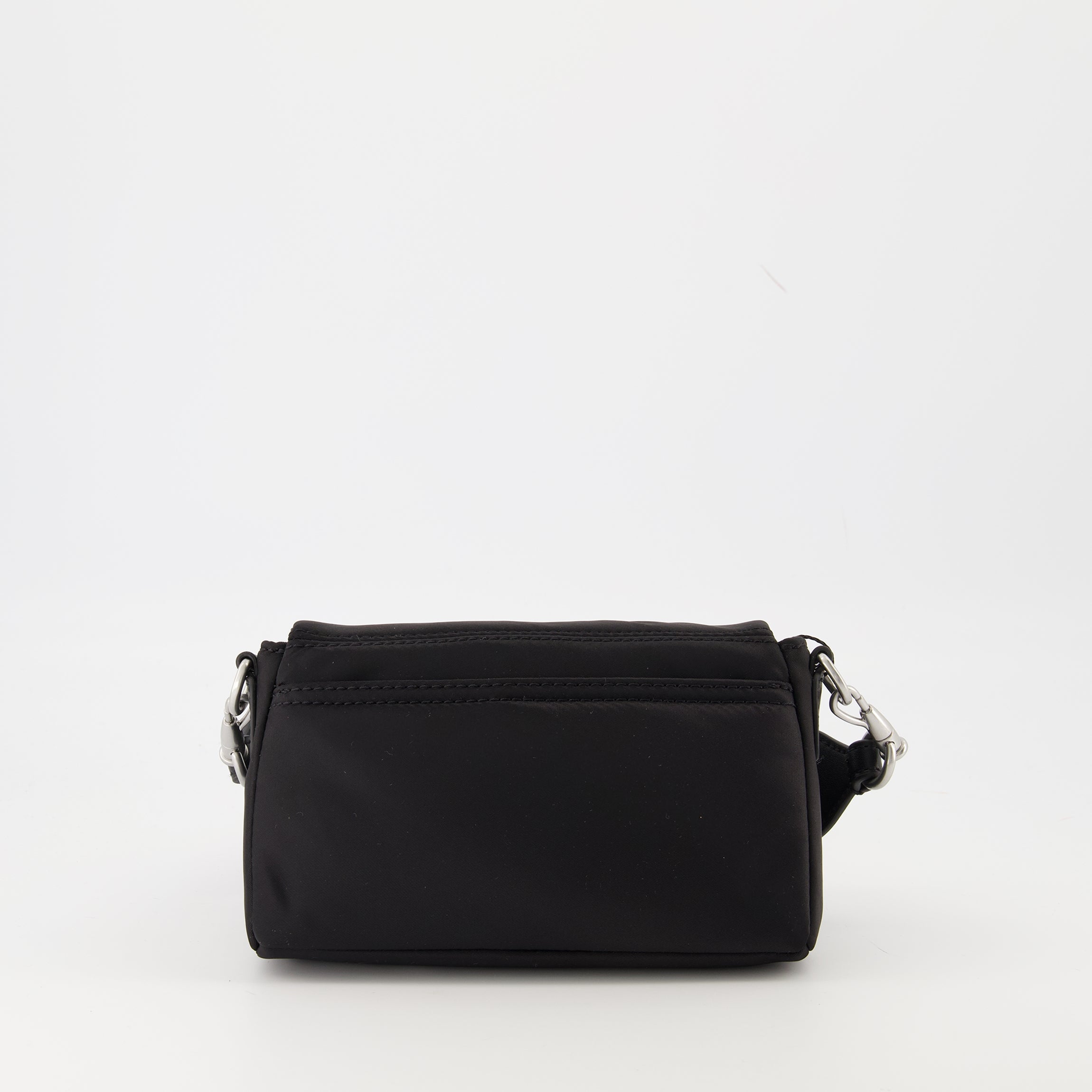 Ami Paris lunch box, water-repellent nylon bag, adjustable shoulder strap, black lunch box, unisex accessories