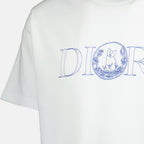 Dior T-shirt, Hylton Nel collaboration, White T-shirt, crew neck T-shirt, luxury fashion