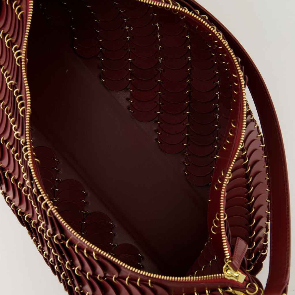 Image of Paco Bordeaux Bag by Rabanne for Women - Season Spring-Summer 2025 - Detail View 2