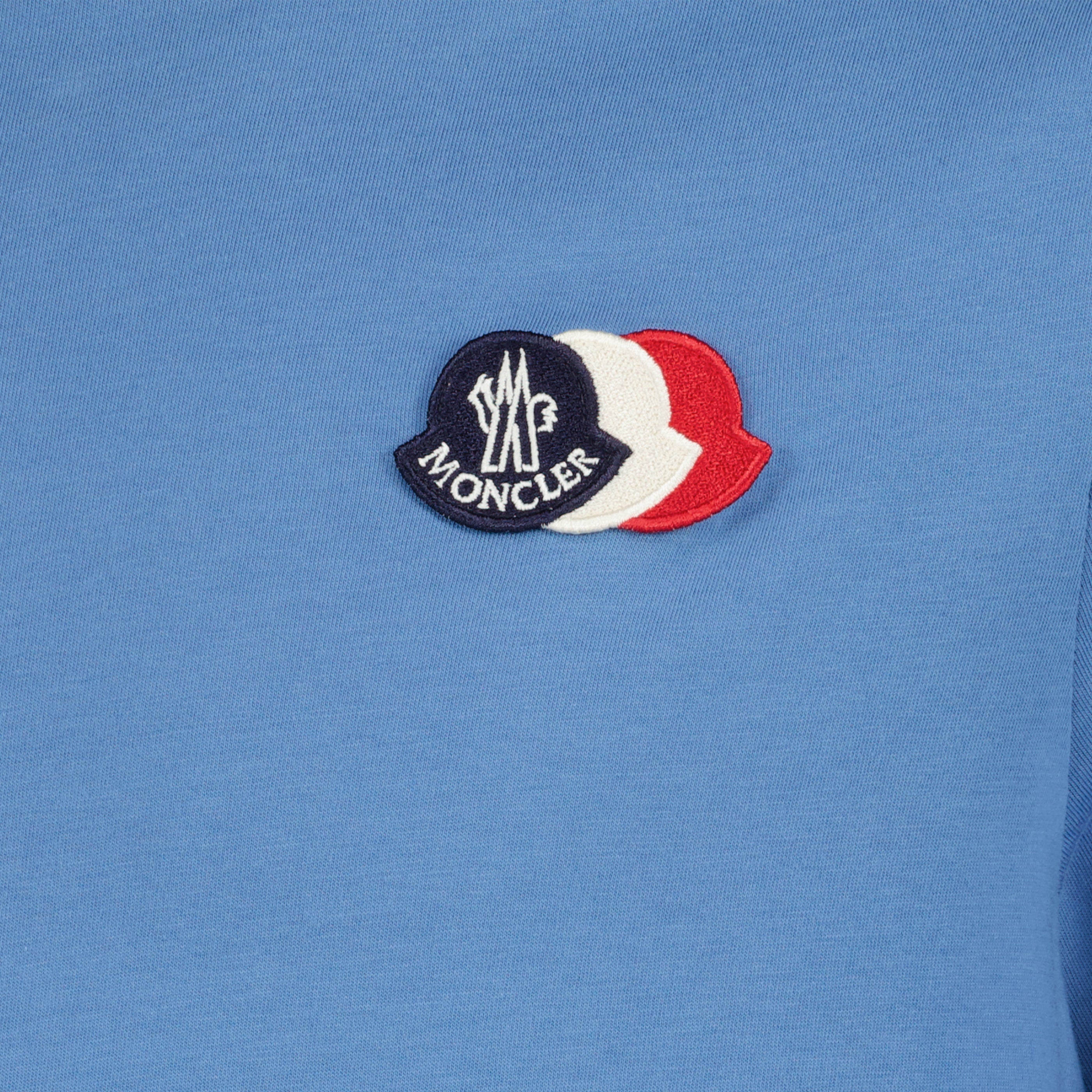 Tricolore Logo Baumwoll-T-Shirt