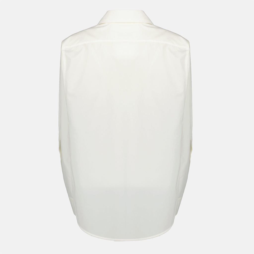 Chemise sans manches en popeline