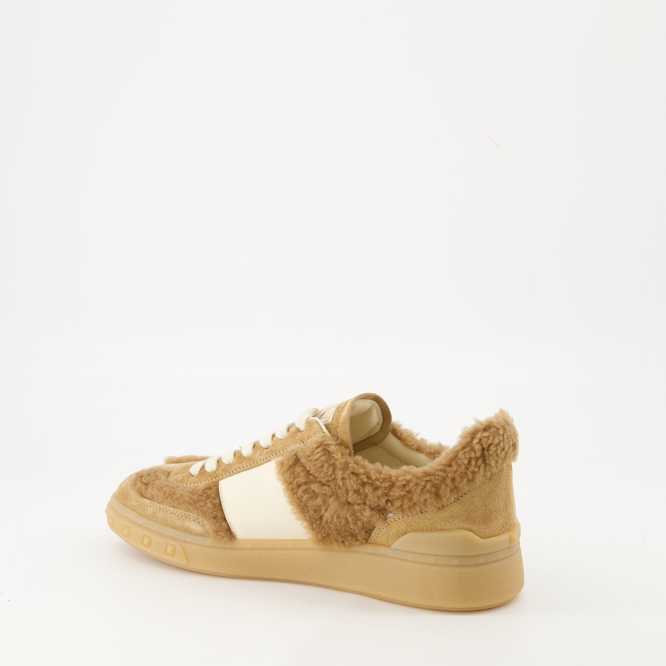 UpVillage sneakers, Valentino shoes, wool leather sneakers, designer footwear, autumn winter fashion