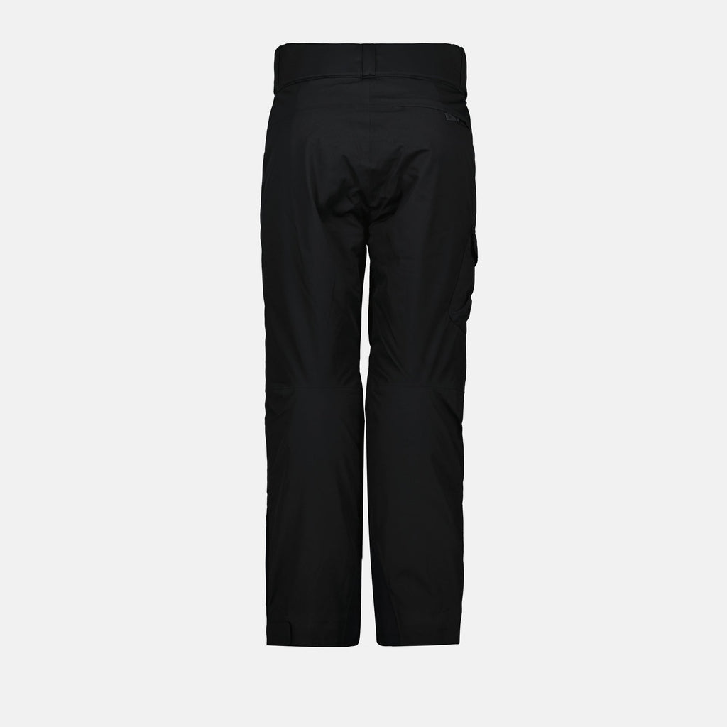 Imagen de pantalones de esquí negros de K-Way para hombres - Temporada otoño-invierno 2024 - Vista trasera