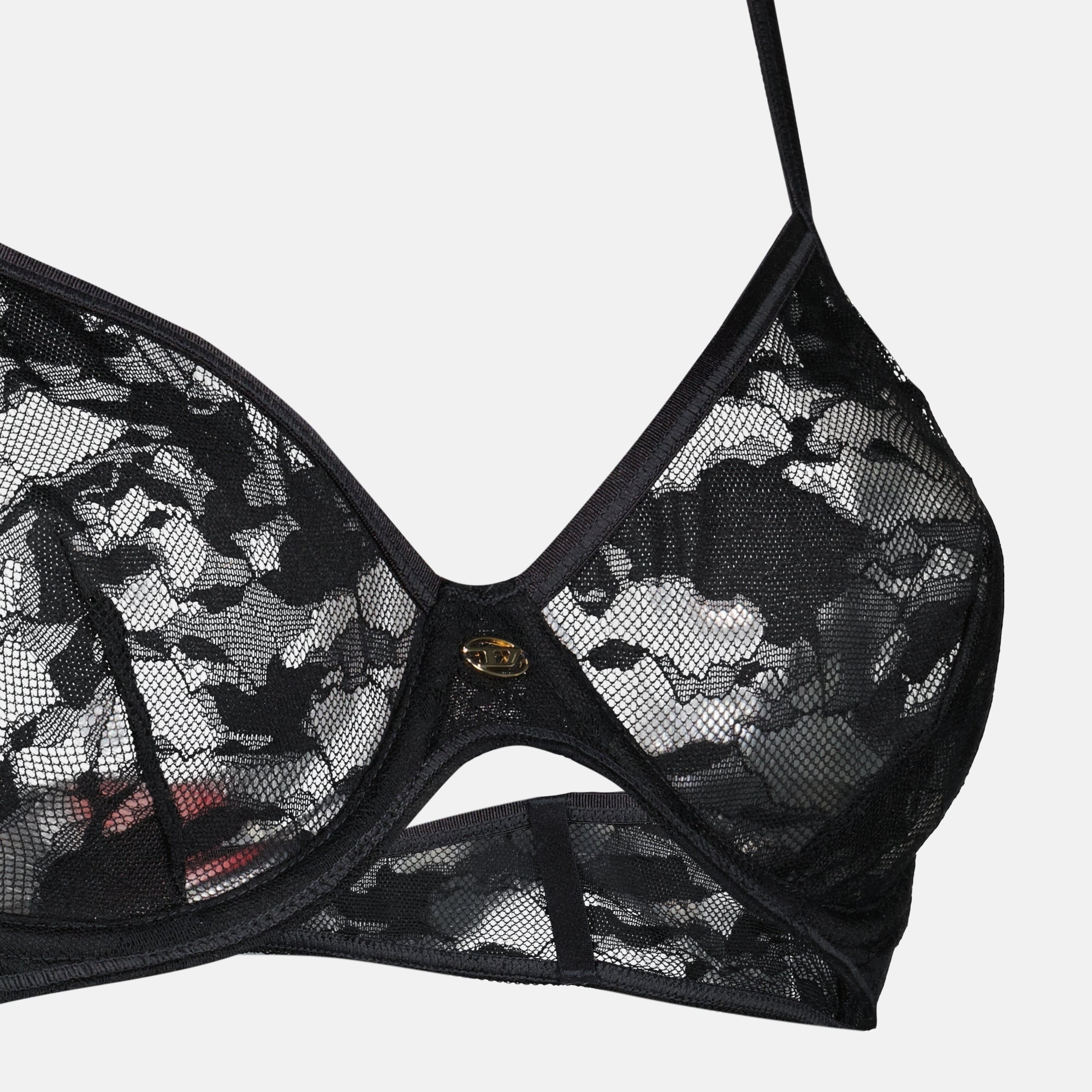 D-Wire-Ult Black Lace Bra