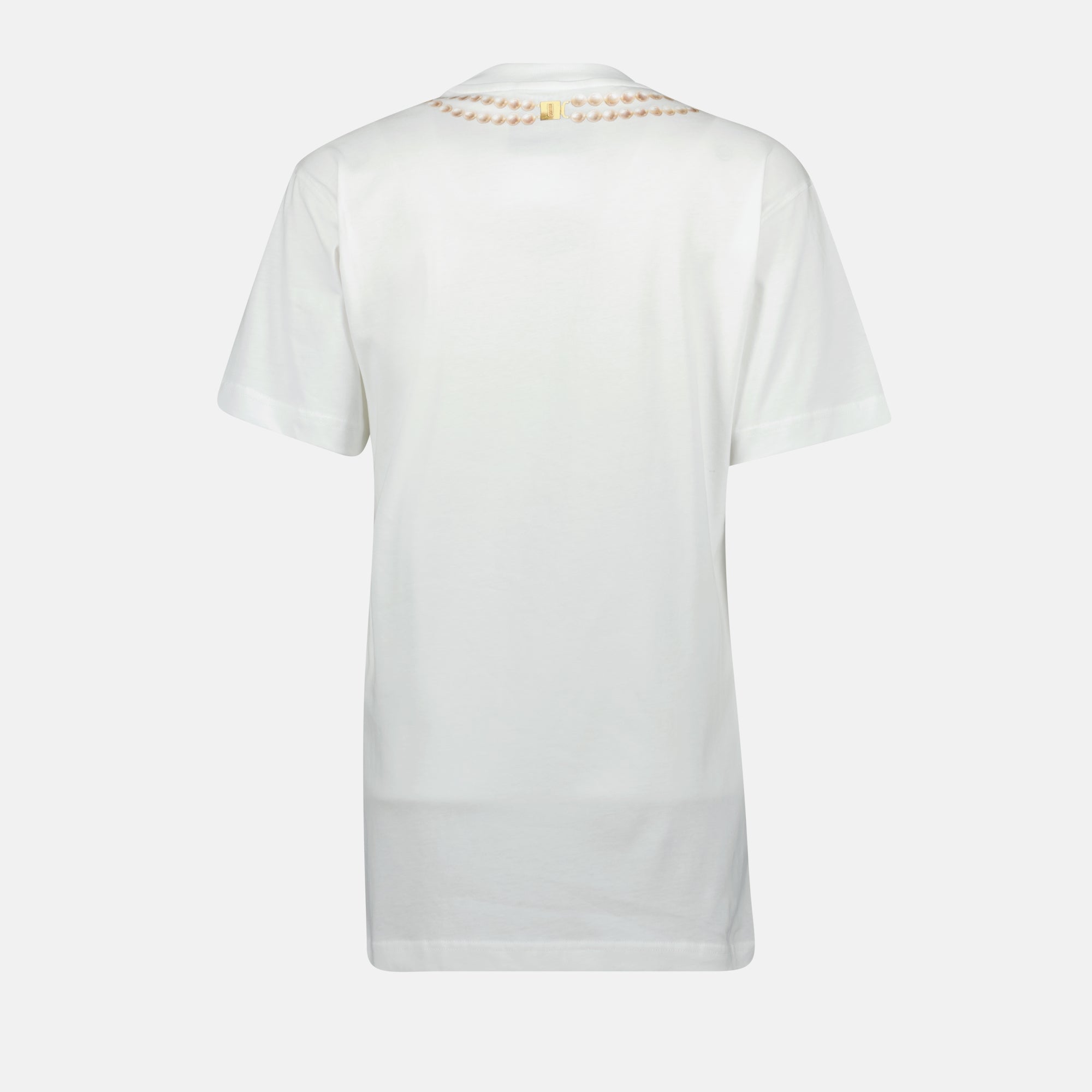 Moschino T-shirt, Cotton T-shirt, Logo print T-shirt, Colazione collection, Spring-Summer fashion