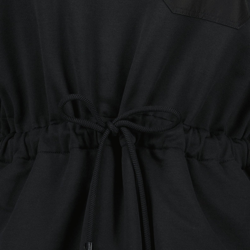 Bilde av Bi-Material svart kjole fra Moncler for kvinner - Sesong vår-sommer 2025 - Detaljvisning 5