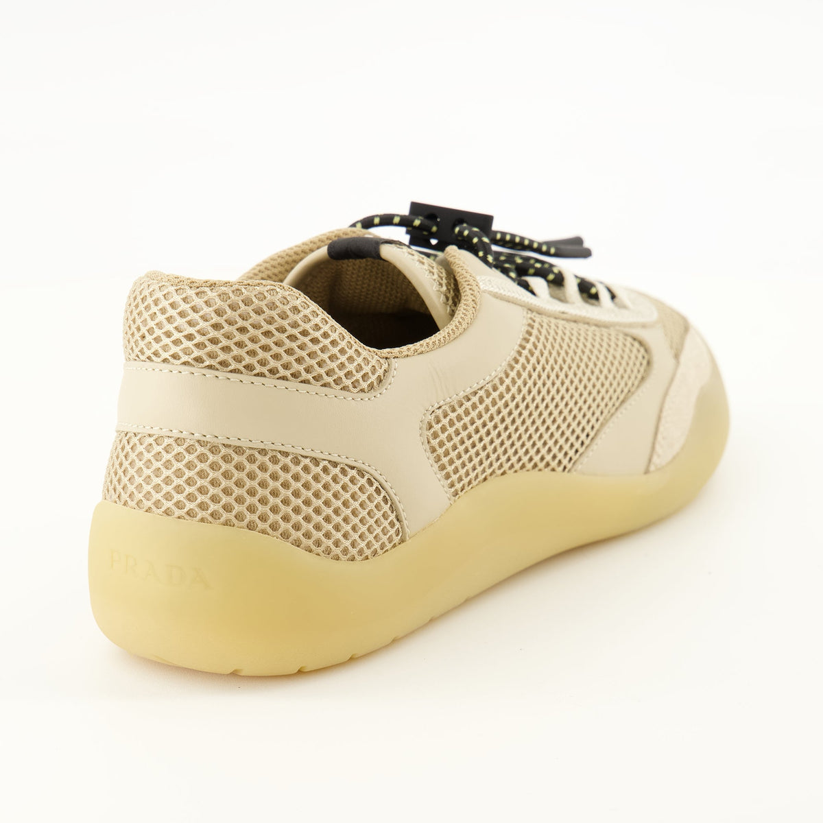 Sneakers beige in mesh