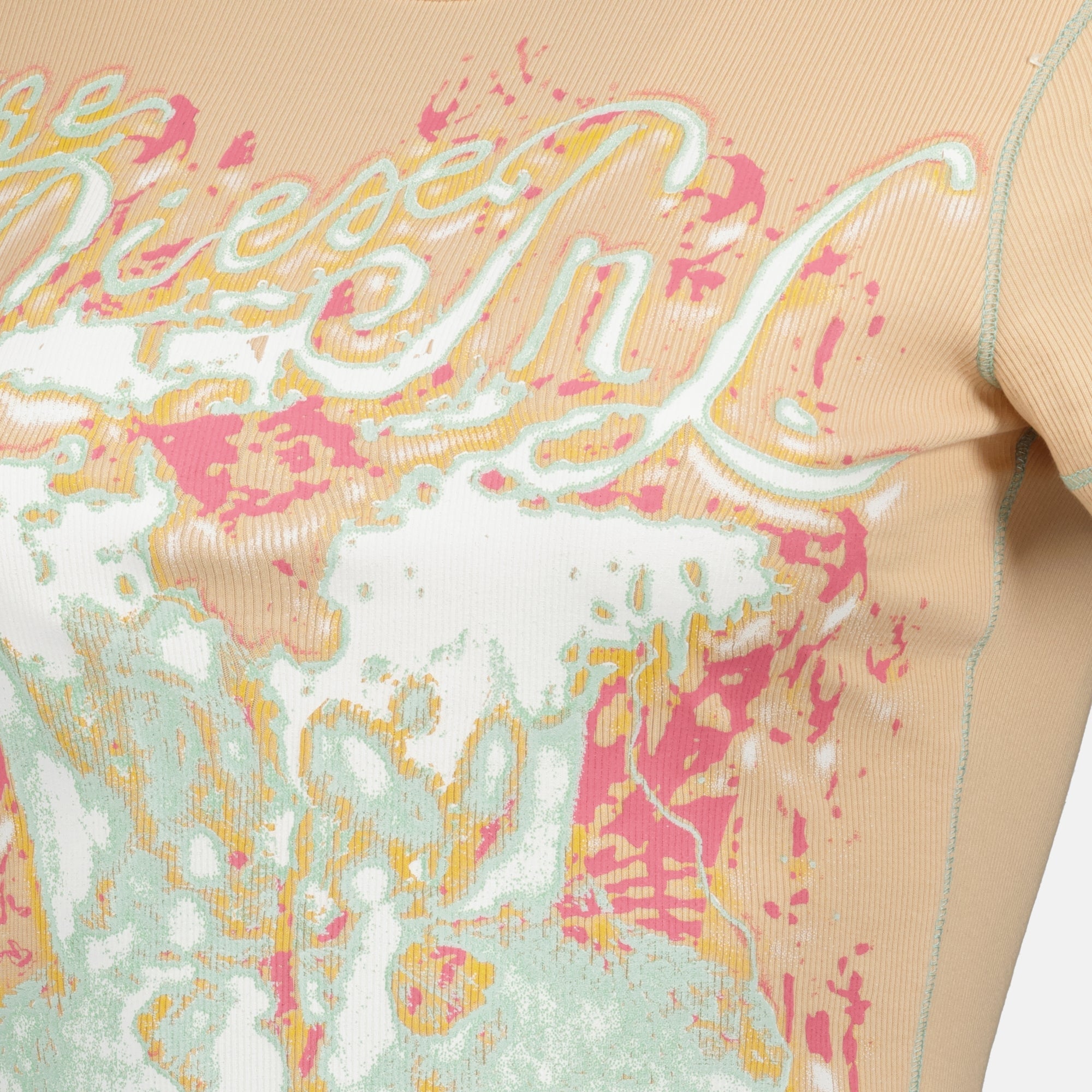 Image du top t-brenda rose par Diesel pour Femmes - Saison Printemps-Été 2026 - Détail 1