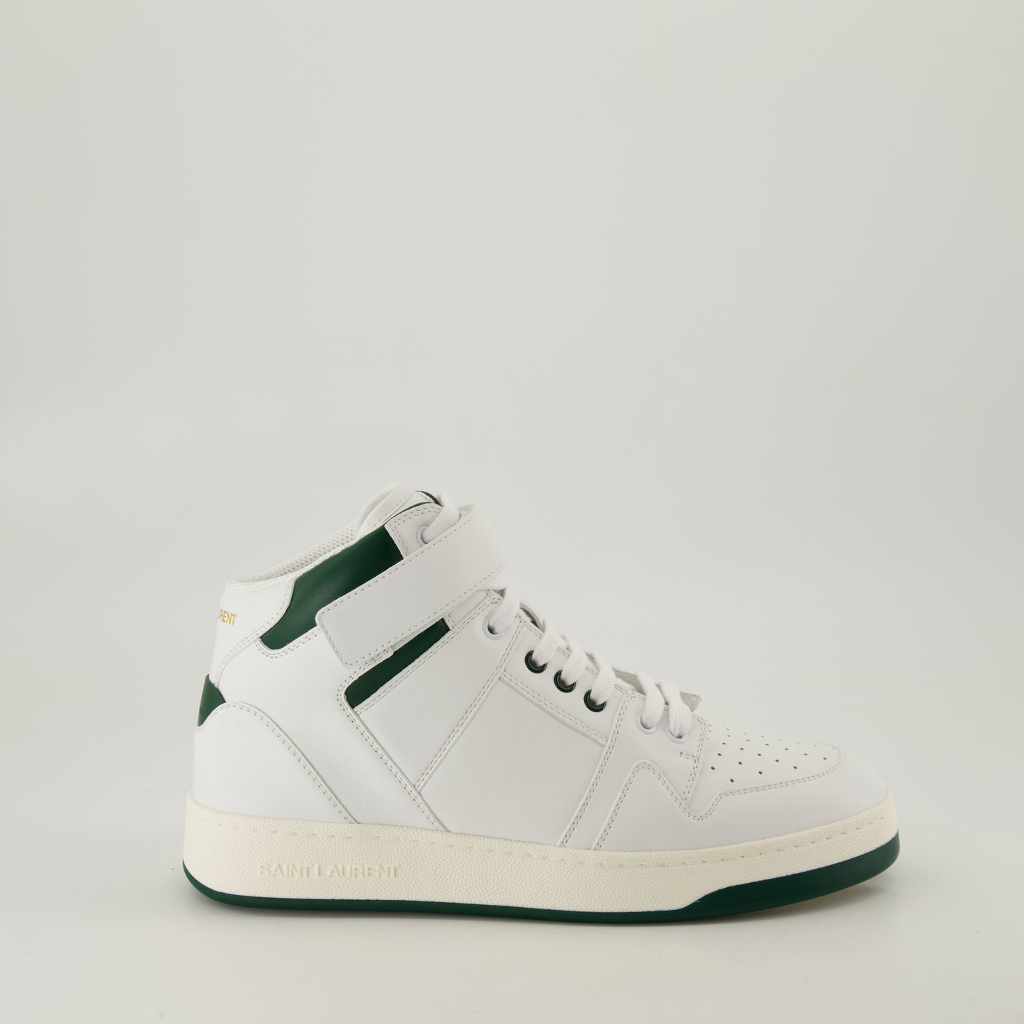 high-top sneakers, leather sneakers, white green sneakers, Lax sneakers, sneakers 2024