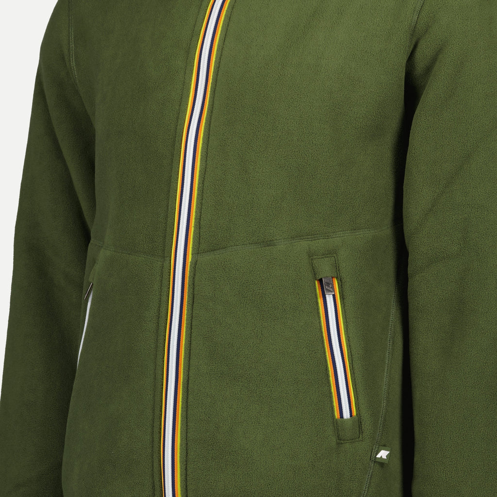 Image of Reversible Sherpa Jacket by K-Way for Men - Season Autumn-Winter 2024 - Detail View 5