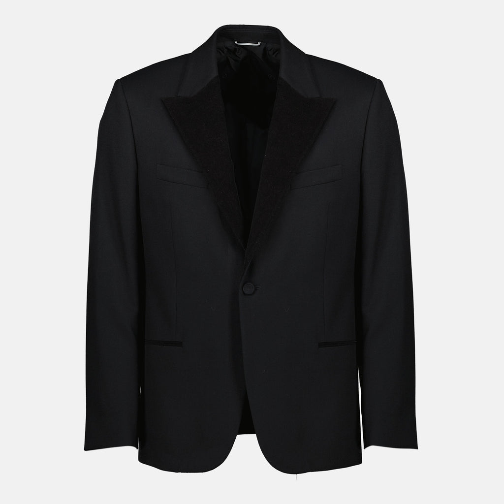 black blazer, wool blazer, Dior blazer, autumn winter collection, men's fashion